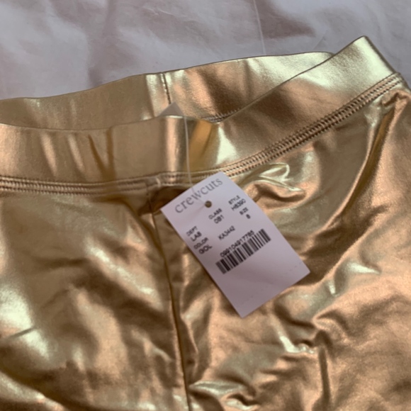 Crew Cuts Gold and Silver Latex Leggings - Picture 2 of 4